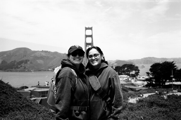 Alison and Amanda at Battery Point