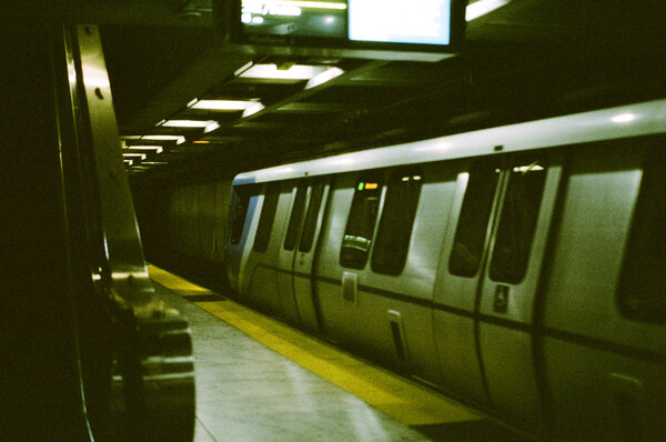 BART car indoors