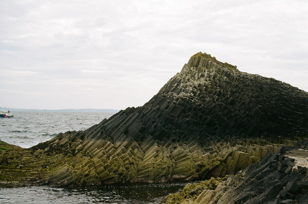 Angled rocks