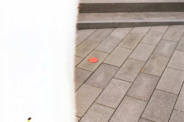 Light leak red dot on ground