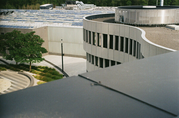Looking down from Leica HQ roof