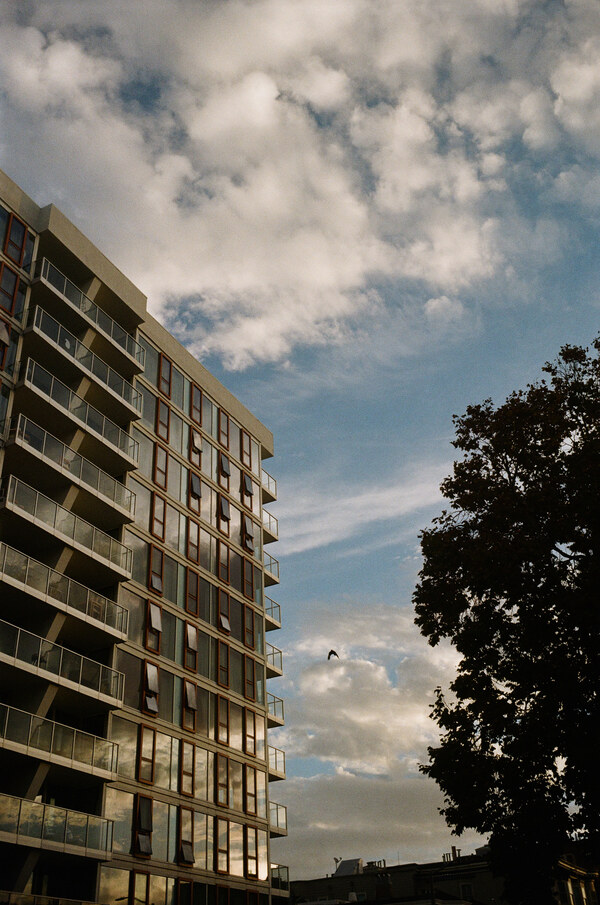 Reflective building and sky