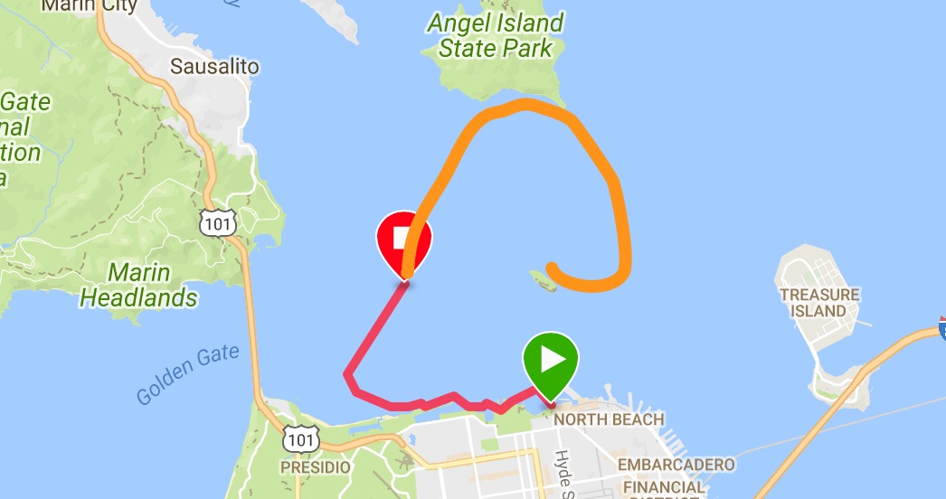 Angel Island Qualifier Swim